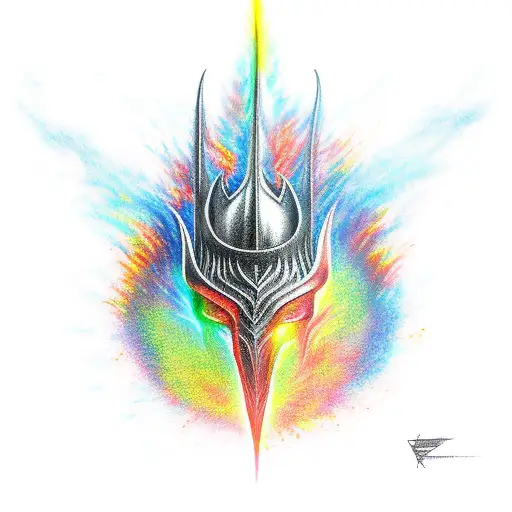 Sauron Fire Colourfully
