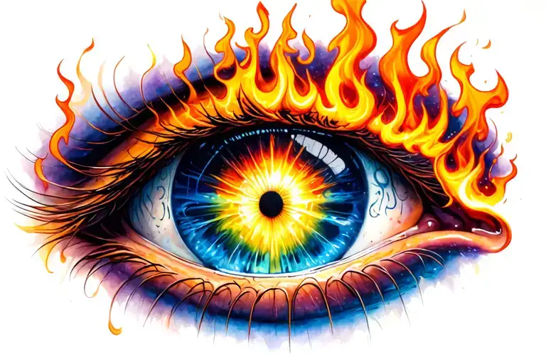 Eye And Fire