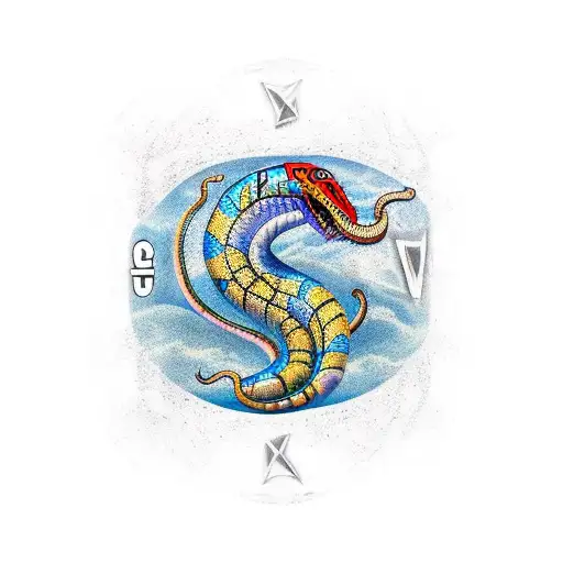 Viking Snake Compass