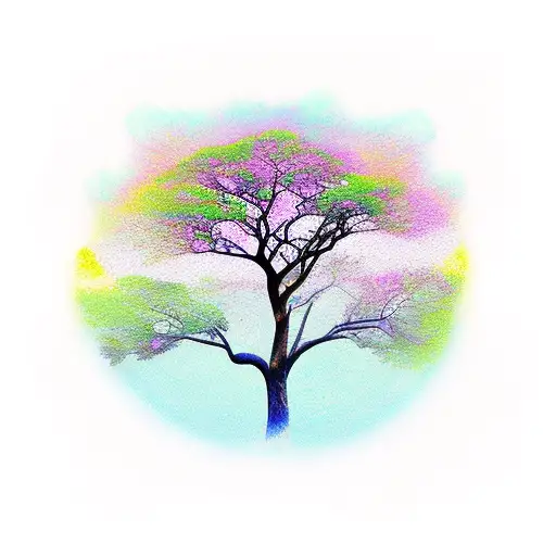 Tree Combined By A Frog