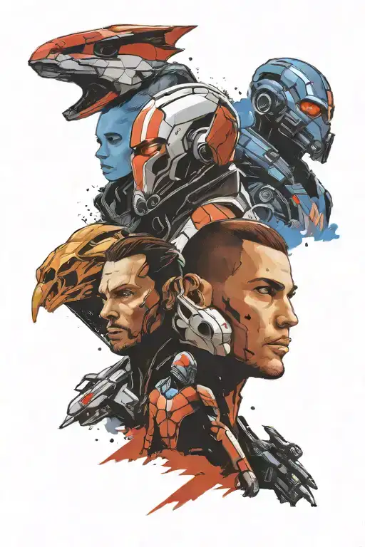 Mass Effect Mix With Star