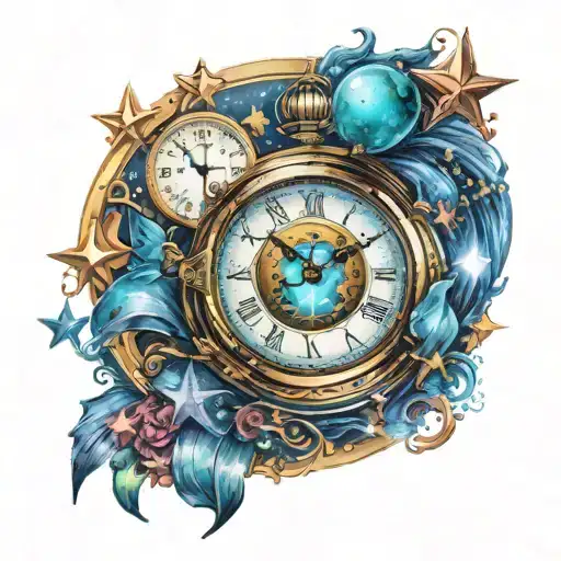 Gargantua Clock Stars Colour