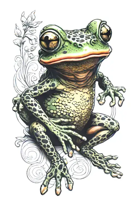 A Frog In A Taxedo