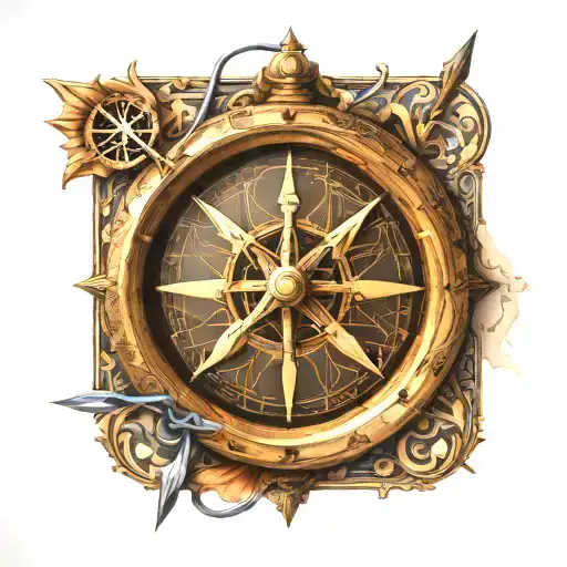 Compass With Arrow