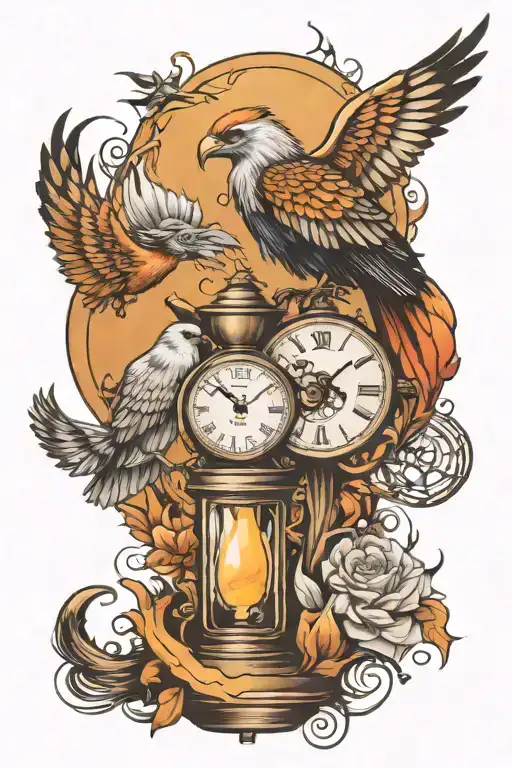 Sandwatch And A Phenix Bird