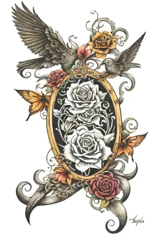 Tribute Tattoo For Mom