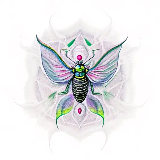 Death Moth As A Luna Moth