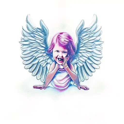 Wheelchair With Angel Wings