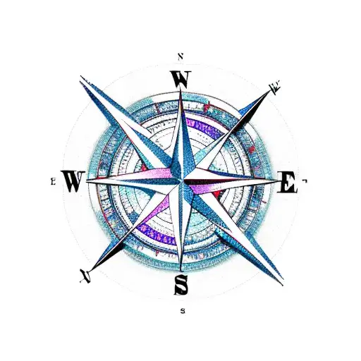 Compass Showing West