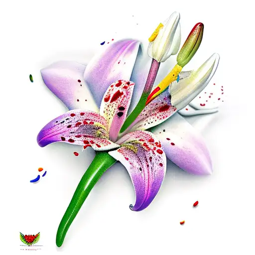 Chili Pepper White Lily