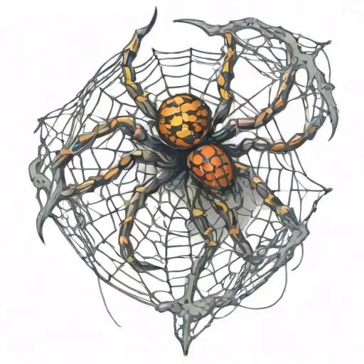 Spider And Cross Intertwined