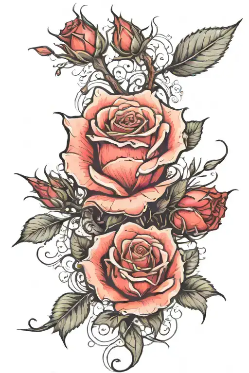 Rose And Thorn Sleeve