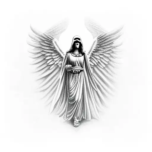 Angel Of Death In Biblical Style