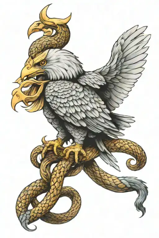 Viking Eagle Snake Wrapped