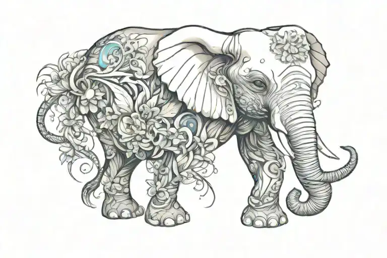 Elephant Wearing