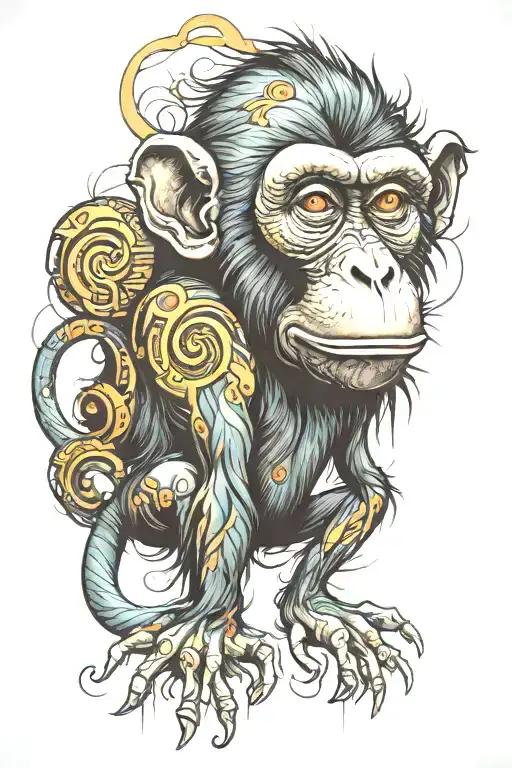 Gigachad Monkey
