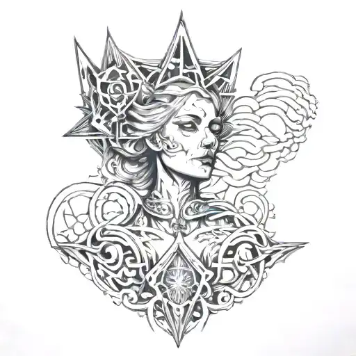 Cathedral Woman Creepy