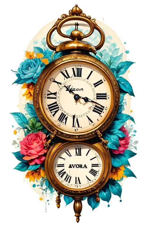 Leon With Ajar Clock And Vivora