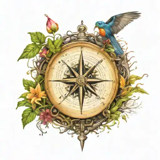 Nature Meeting With Compass Music