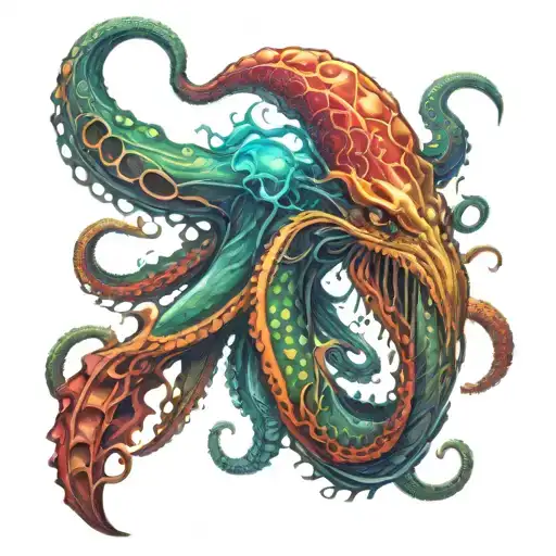Colorful Space Kraken