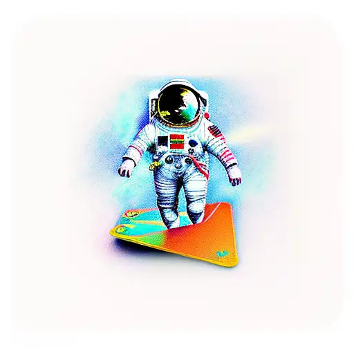 Spaceman And Card Deck