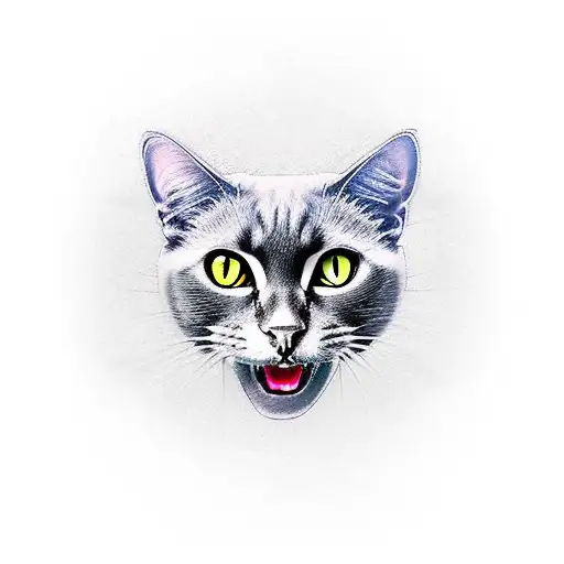 Black Cat On Bicycle