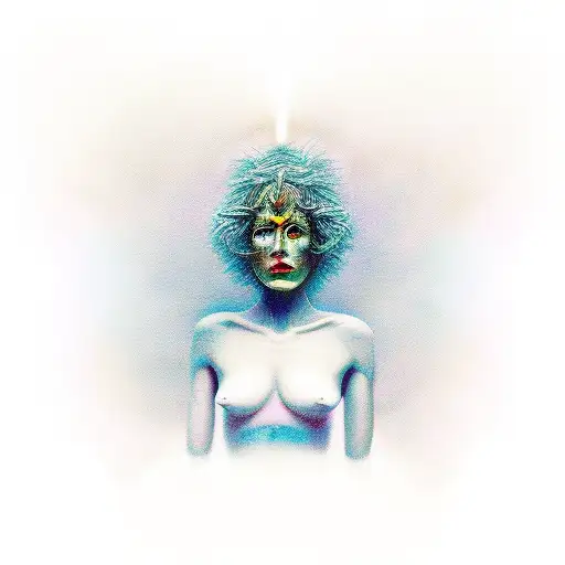 Representation Of The Wife Character From The Trial Music Clip Of Pink Floyd