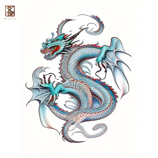 Dragon With Multiple Heads