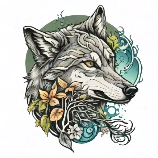 Wolf And Nature Inspired
