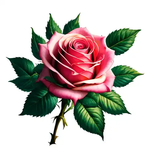 Rose View From Top Down View Though Camera Lens