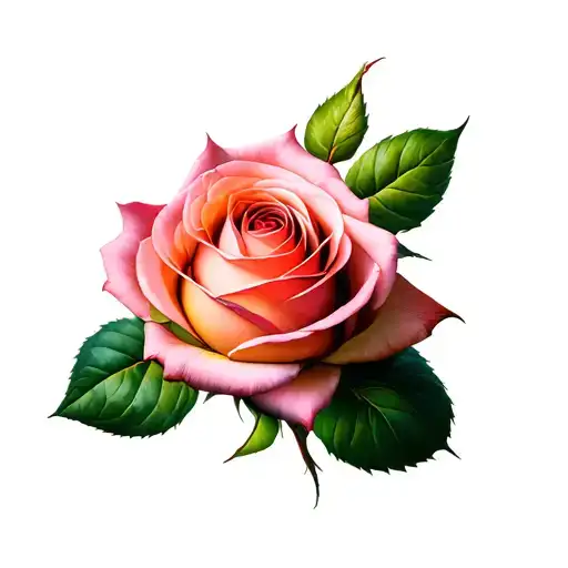 Rose View From Top Down View Though Camera Lens