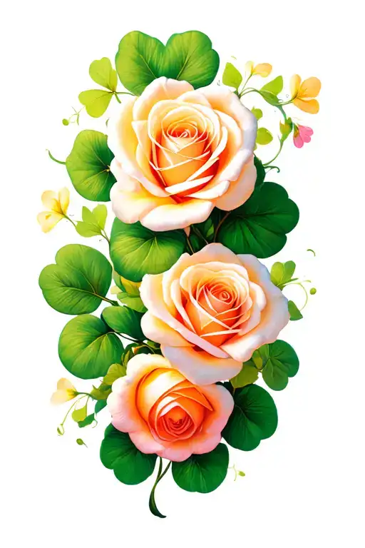 Shamrock And Roses