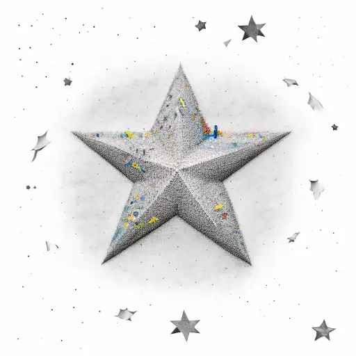 1 Big Star And 2 Small Stars