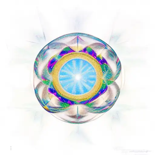 1 Big Star Shape Surrounded By 2 Smaller Star Shapes And Decoration