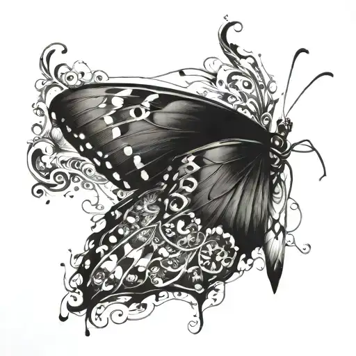 Black Butterfly Emerging