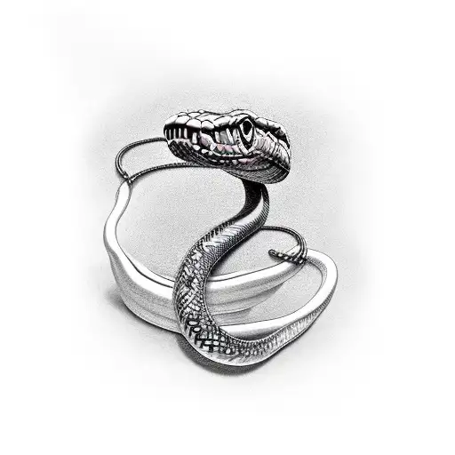 Johnny Silverhand Snake Tattoo Rework