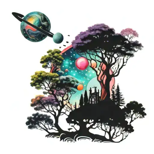 Space Behind Trees