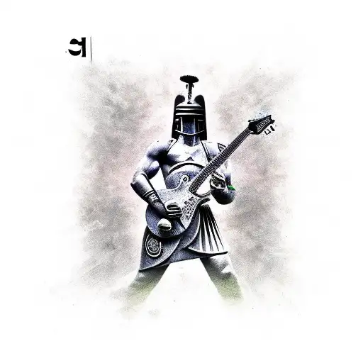 Guitar Spartan Never Give Up