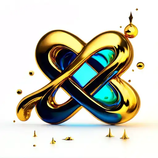 Golden Infinity Symbol Autism Acceptance