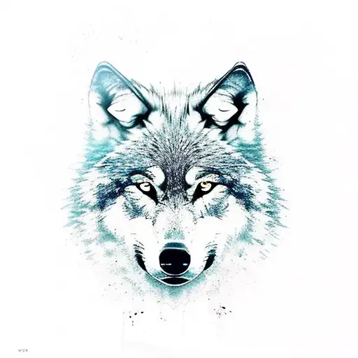 Wolf Small Dark Cool Graphity