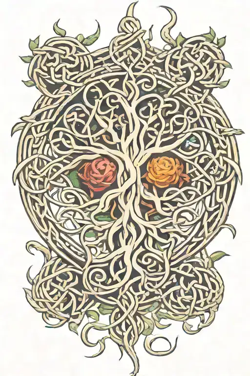 Celtic Knot Roots Surrounded