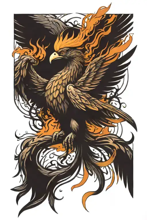 Phoenix Rising From Ashes