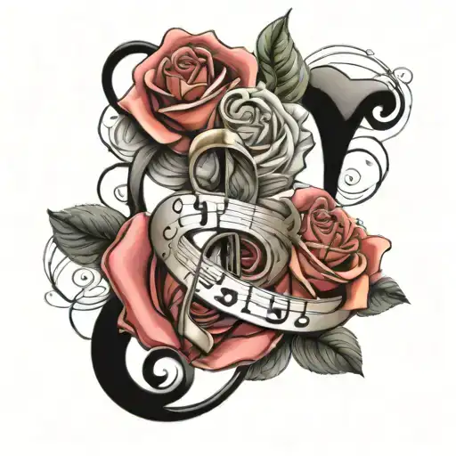 Roses Mom Written Music Note