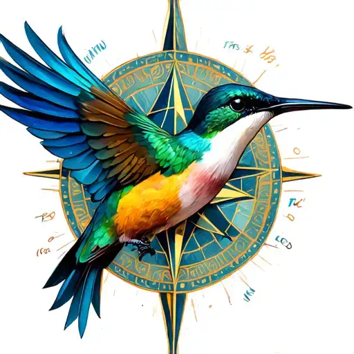 Colibri With A Wind Rose