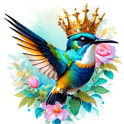 Colibri With A Crown Of