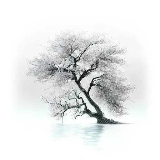 Tree With Water Skorpion Calm