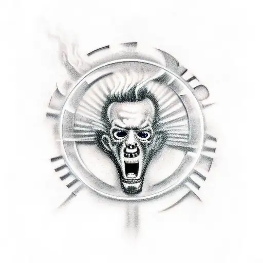 Rammstein Logo And Fire