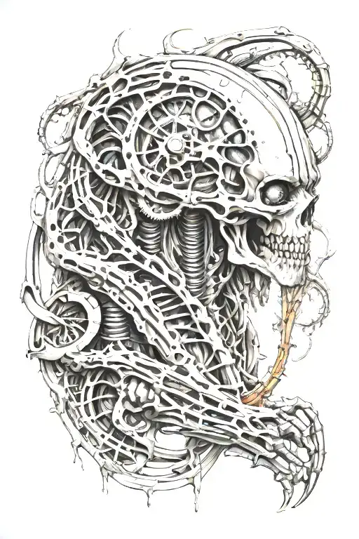 Biomechanical Twisting Hr Giger Bioorganic