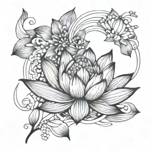 Black Lotus Flower