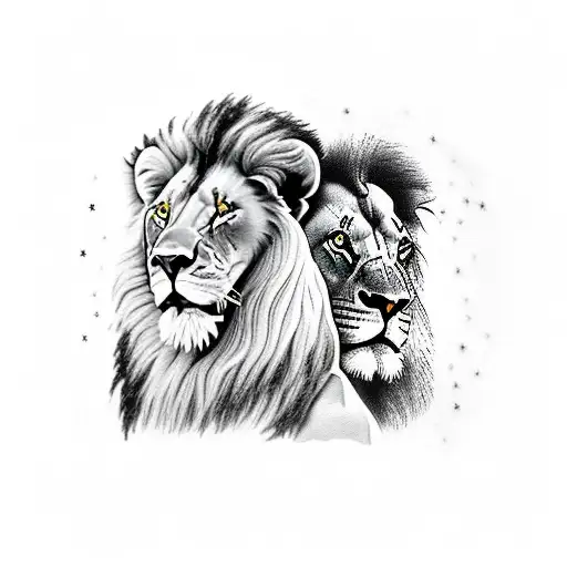 Lion And Bull Left Arm